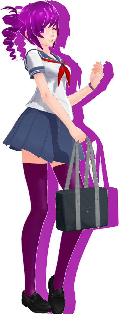 Yandere Simulator Mikumikudance Anime Download - Kokona Haruka (616x1080)
