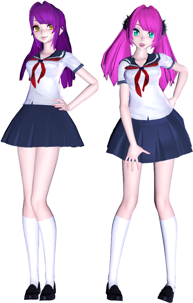 [mmd Yandere Simulator] Sakyu / Inkyu Basu V2 Dl By - Yandere Simulator Inkyu Basu (700x1000)