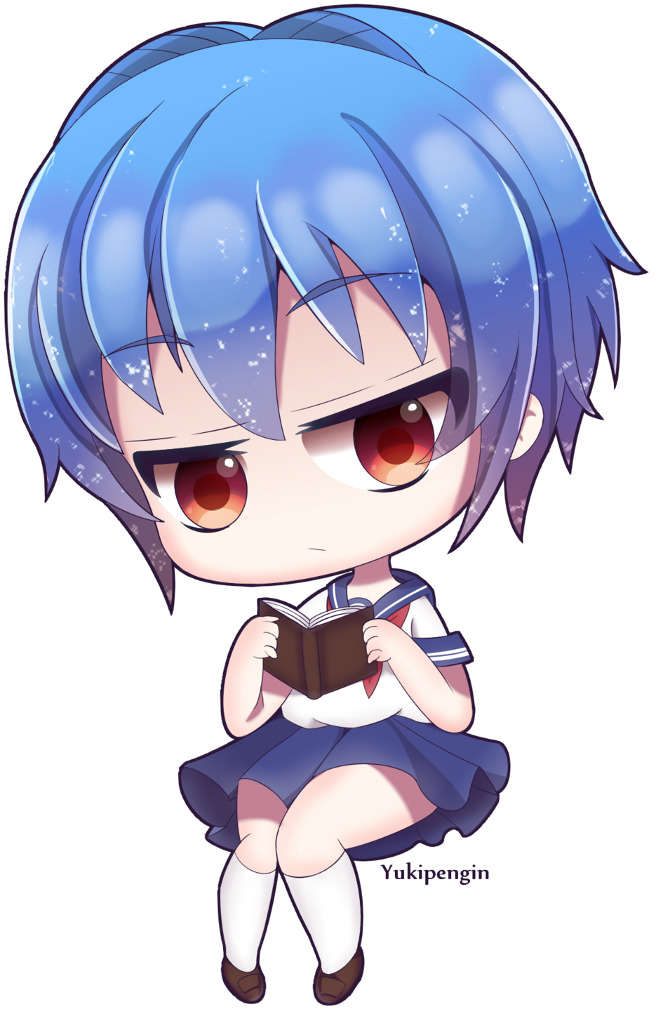 Yandere Simulator Kuudere Chibi (1024x1516)