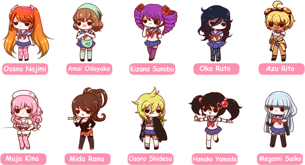 Yandere Simulator - Chibi Rivals - Yandere Simulator Rivals Names (1024x564)