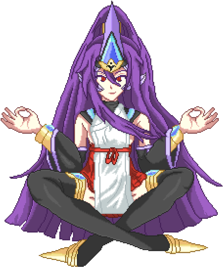 Blazblue Central Fiction Pixel Art By Kayspriter - Blazblue Central Fiction Izanami (817x979)