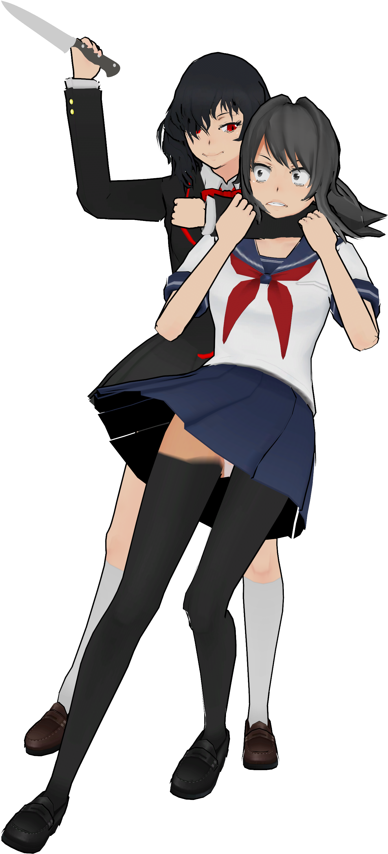 [mmd] Nemesis By Yelenbrownraccoon - Nemesis Vs Yandere (2000x3000)