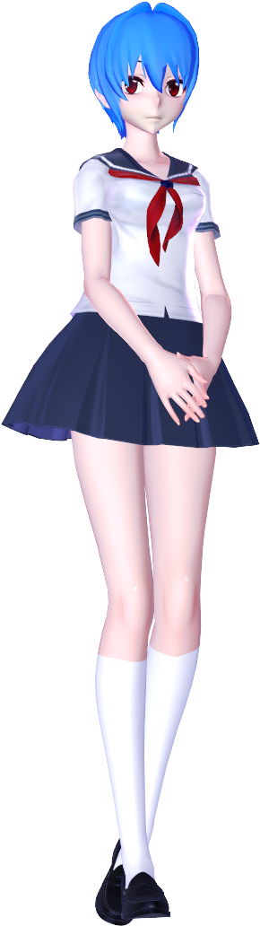 [mmd Yandere Simulator] Tda Kuu Dere Download By Drasisw - Mmd Kuu Dere Dl (300x1080)
