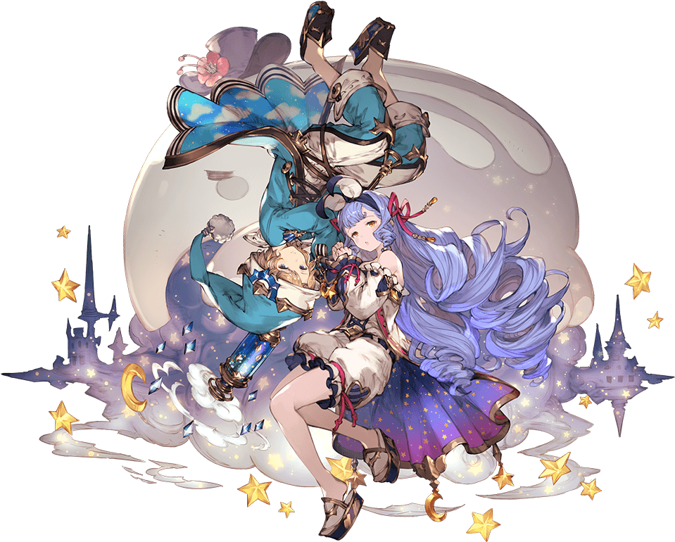 Illustrations - Granblue Morphe And Phoebe (960x800)