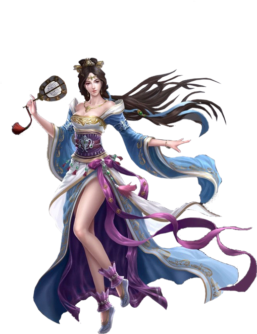 Diaochan Three Kingdoms Q-version Illustration - Tải Ảnh Điêu Thuyền (565x800)
