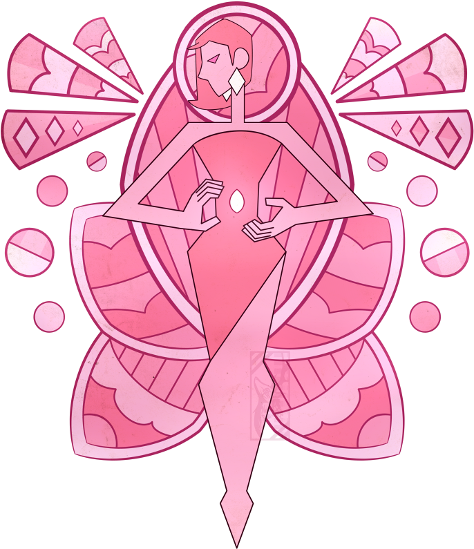 Rhodochrosite Mural By Deer-head - Steven Universe Rhodochrosite (700x842)