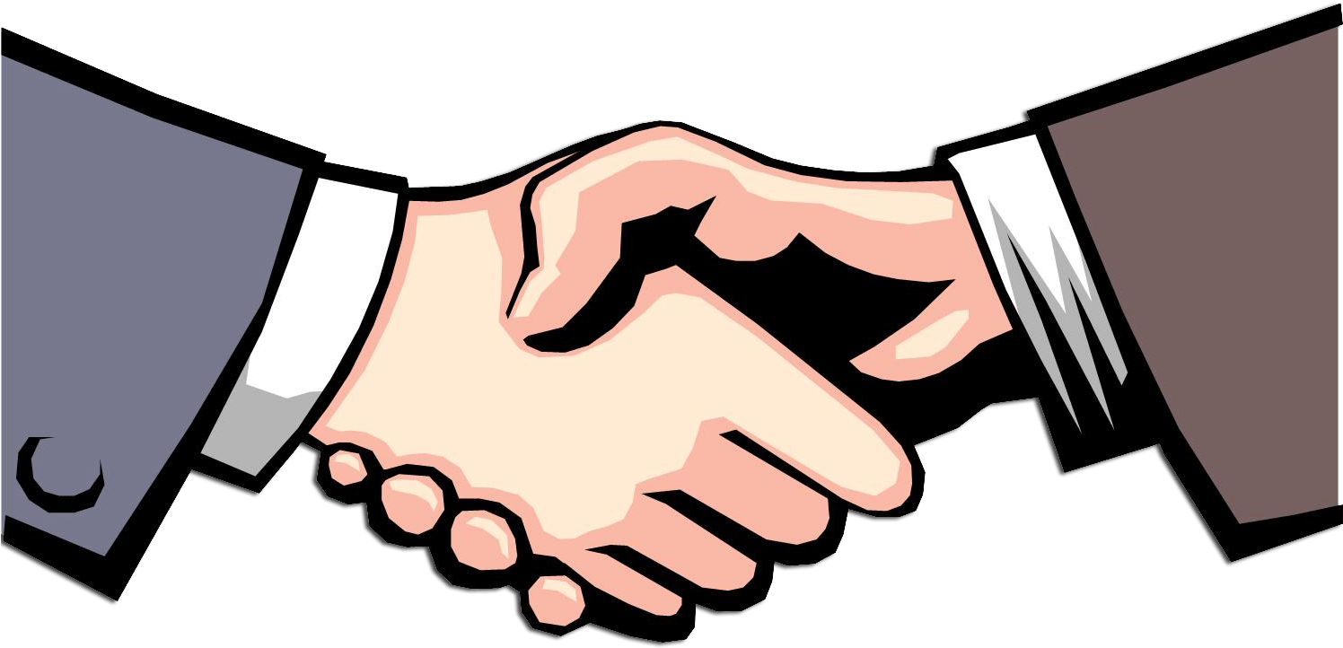 Free Handshake Cliparts Clip Art On - People Shaking Hands Clipart (1503x731)
