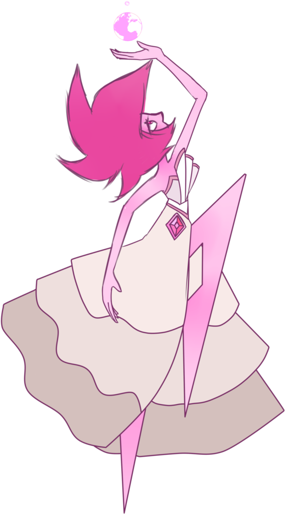Gar Diamond Mural By By135 On Deviantart - Pink Diamond Official Design (752x1063)