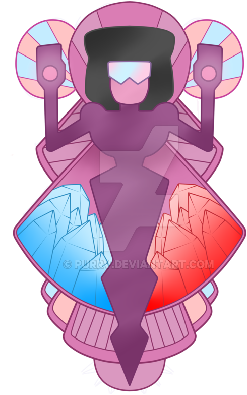 Garnet Mural By Purrv - Steven Universe Garnet Mural (600x848)