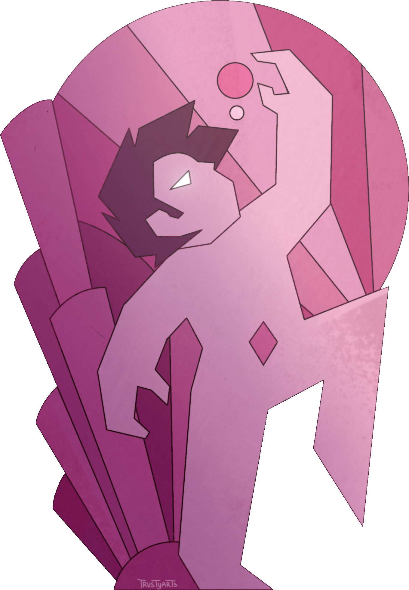 Steven Universe / Pink Mural By Trustyarts - Steven Universe (1536x2048)