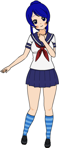 [yandere Simulator] Mei Mio Kisekae Code By Jacbocford - Yandere Simulator (262x521)