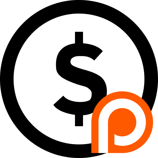 Dollar Sign In Circle With Patreon Logo - Dollar Sign Vector Png (2000x2000)