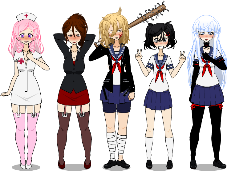 Yandere Sim Rivals Part 2 Kisekae Version By Karinagestranha - Manga (800x600)