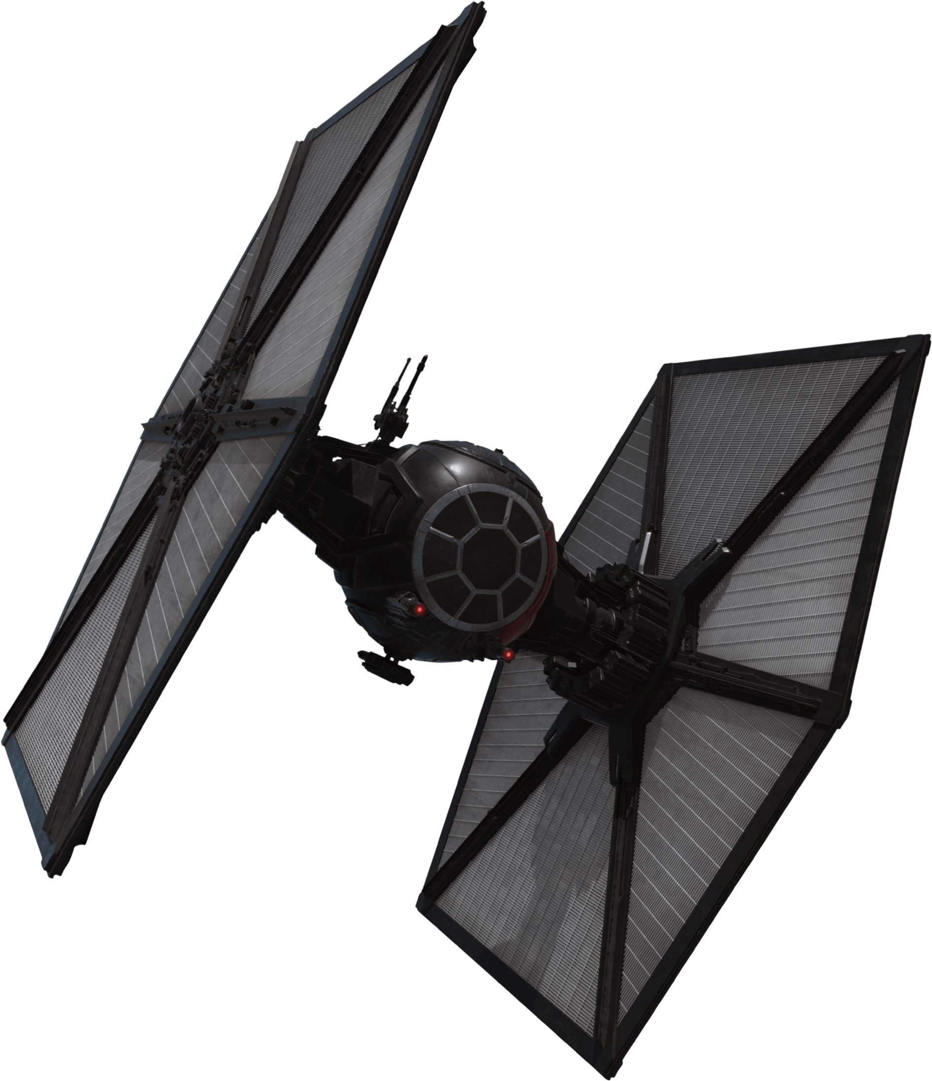 Fighter Transparent Star Wars Png - First Order Tie Fighter Png (1892x2195)