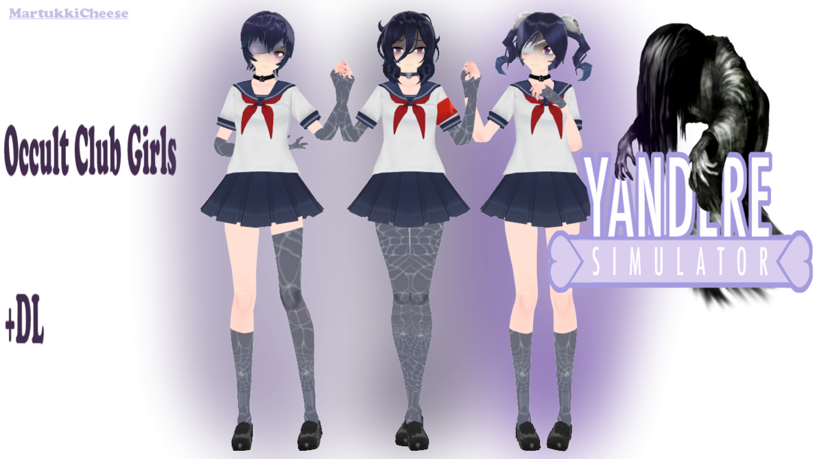 [ Dl] Occult Club Girls Yandere Simulator Students - Yandere Simulator Occult Club (1191x670)