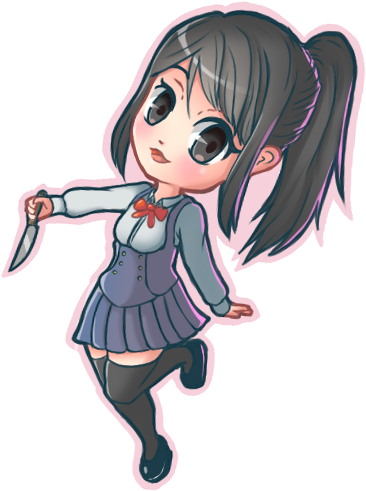 Chibi Ayano By Kibbou - Drawing (374x512)