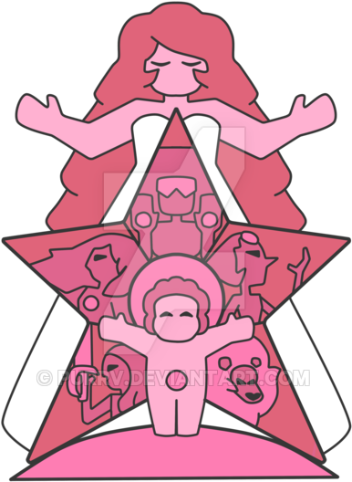 Crystal Gem Mural By Purrv - Crystal (400x566)