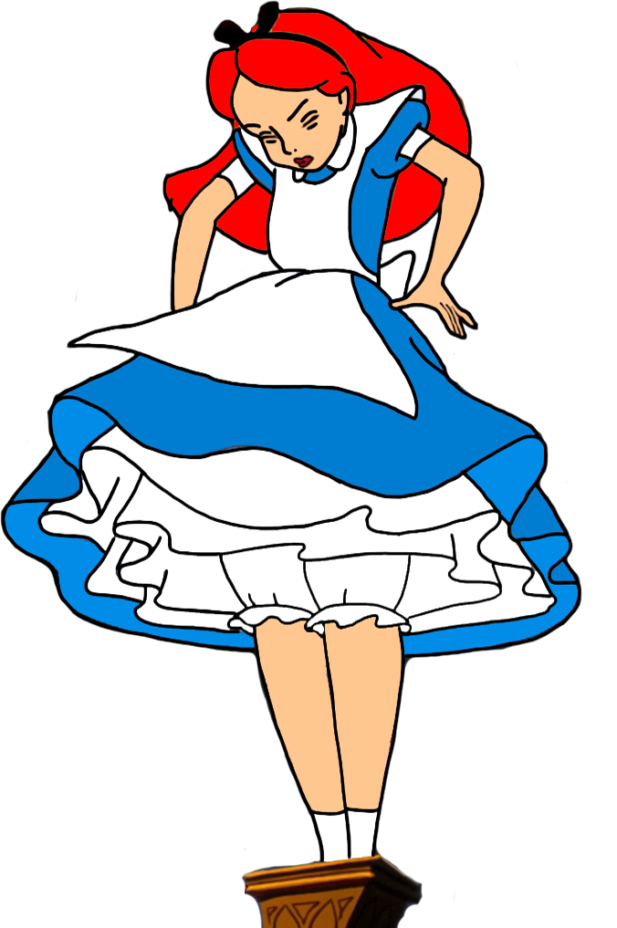 Alice As A Giantess With Red Hair By Darthranner83 - Giantess (676x1017)