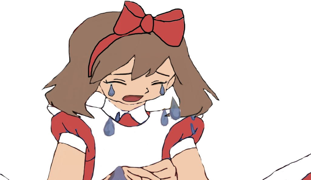 May As Alice The Giantess Crying By Darthranner83 - Pokemon May Crying (1024x617)