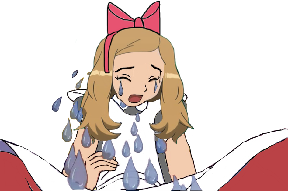 Serena As Alice The Giantess Crying By Darthranner83 - Serena Pokemon Alice In Wonderland (946x723)