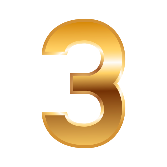 3a - Number - (567x567) Png Clipart Download