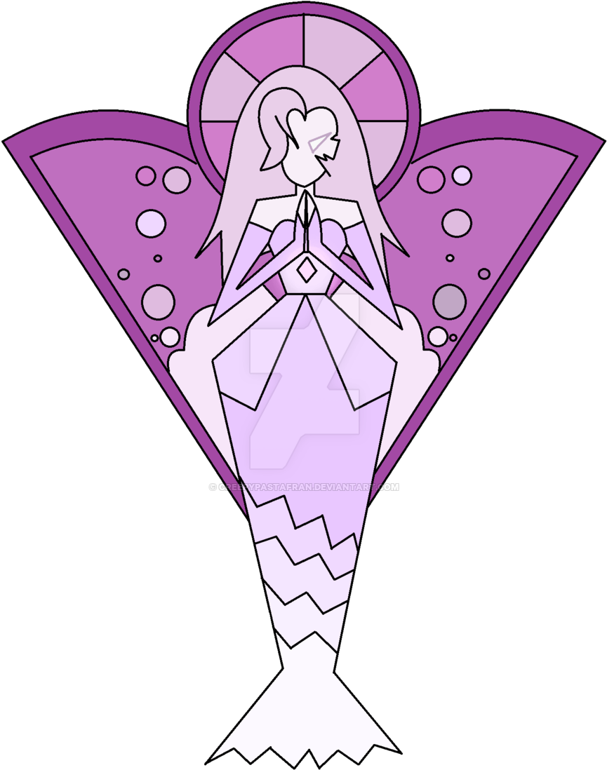 Lavender Diamond Mural By Lavender-doodles - Lavender Diamond Mural (900x1171)