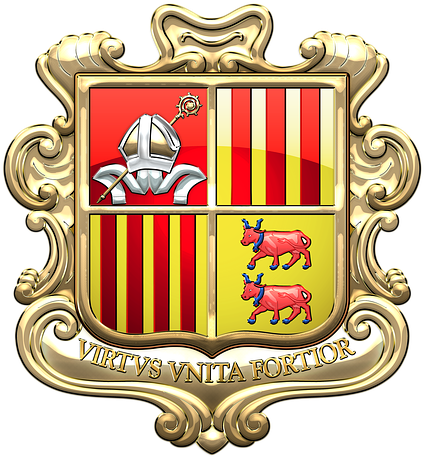 Andorra, Brasão De Armas, Heráldica - Andorra Andorra Oval Ornament (480x480)