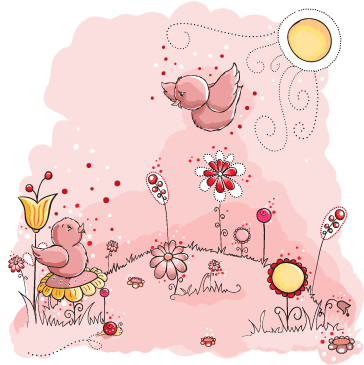 Wall Color - Baby Vector Free (374x373)