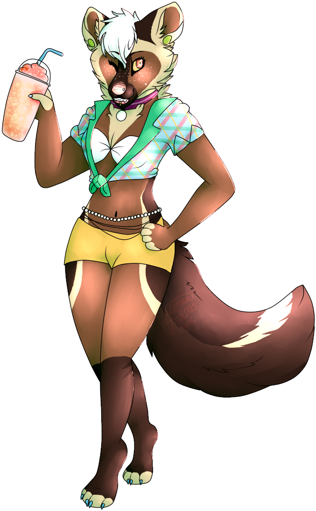 Summertime Slurpee By Juneaupaws - Halloween Costume (667x1064)