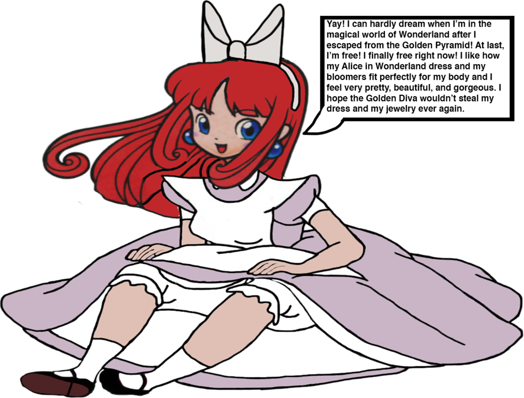 Princess Shokora As Little Alice By Darthranner83 - Wario Land 4 Princess Shokora (1024x777)