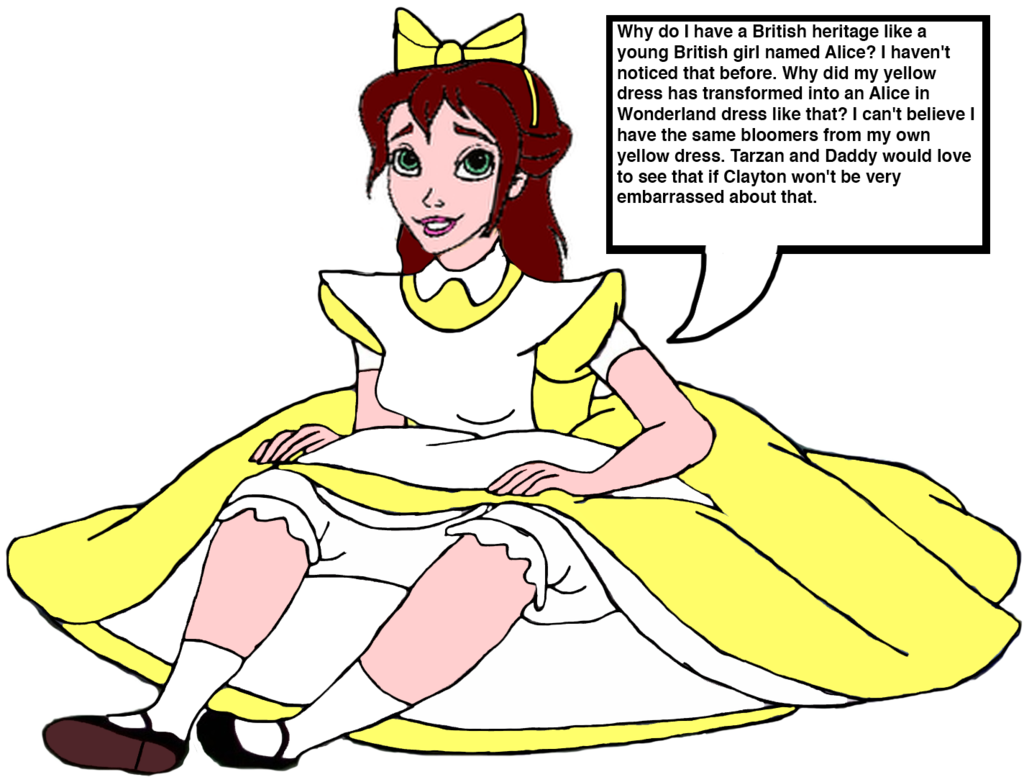 Jane Porter As Little Alice By Darthranner83 - Jane Porter Bloomers (1024x777)
