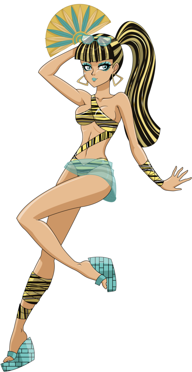 Summertime Cleo - Sexy Cleo De Nile (644x1242)