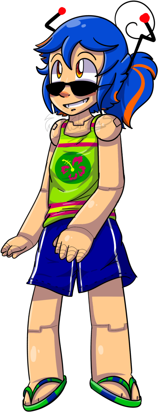 Summertime Is Approaching By Yushicus - Cartoon (566x1411)