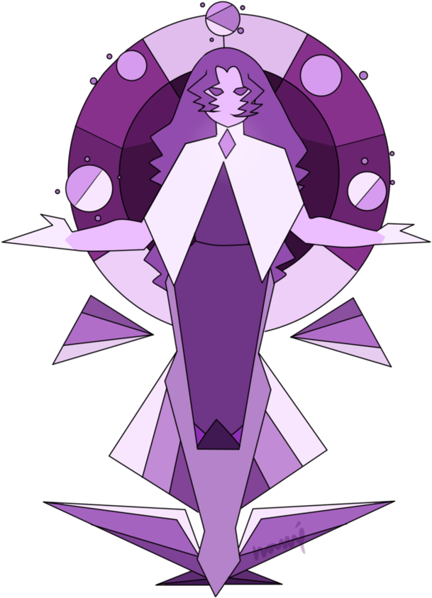 Orchid Diamond Mural By Ninicee - Diamond (894x894)