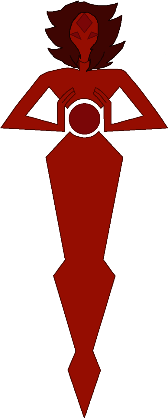 Fire Diamond Mural By Twistednights - Steven Universe (573x1395)