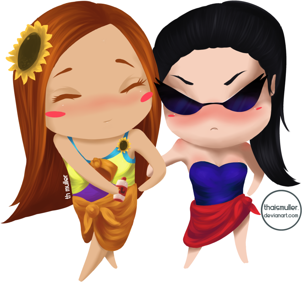 Leona And Vayne Summertime - Leona Vayne (1024x968)