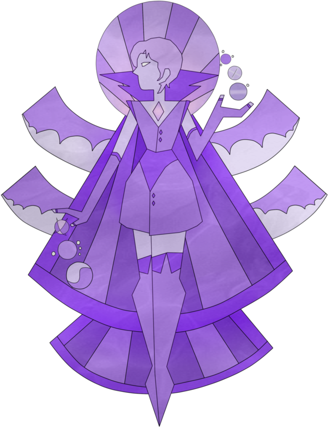 Lilac Diamond [mural] By Dusk-demise - Digital Art (894x894)