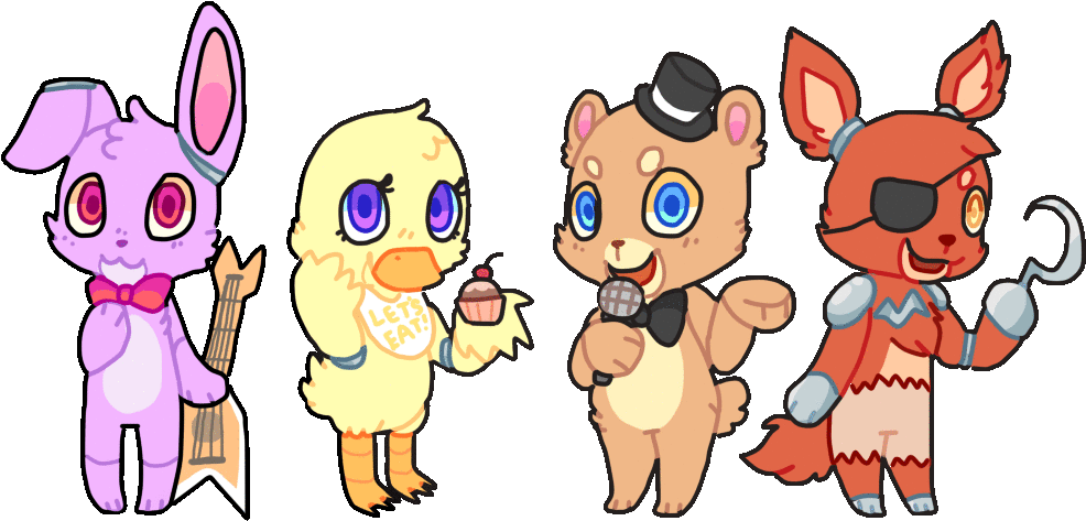 Five Nights At Freddy's - Five Nights At Freddy's Animation (1000x500)