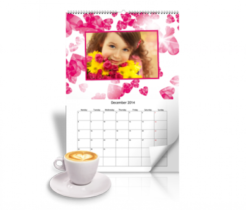 Calendrier Mural A4 Vertical Passion - Calendar (500x428)