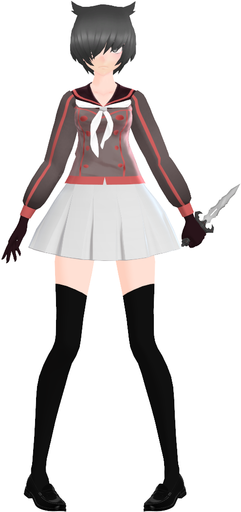 Ref - Yandere Simulator Original Yandere Chan (550x1080)