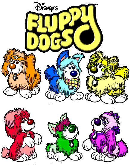 80's Cartoon Central Fluppy Dogs - Fluppy Dogs (435x554)
