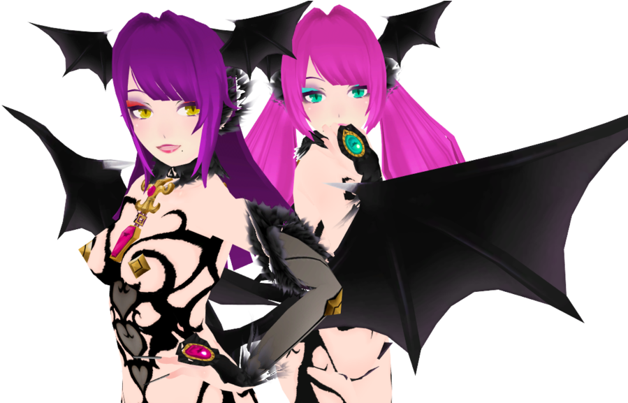 Yandere Simulator Succubus Senpai And Kōhai Love - Yandere Simulator Dracula Chan (1024x576)
