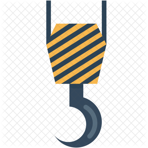 Construction, Crane, Hook, Lift, Equipment Icon - Heavy Equipment (512x512)