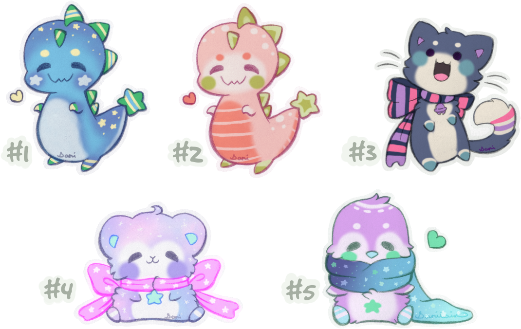 [closed] Random Cute Animal Adopts By Sarilain On Deviantart - Cute Animal Deviantart (1100x700)