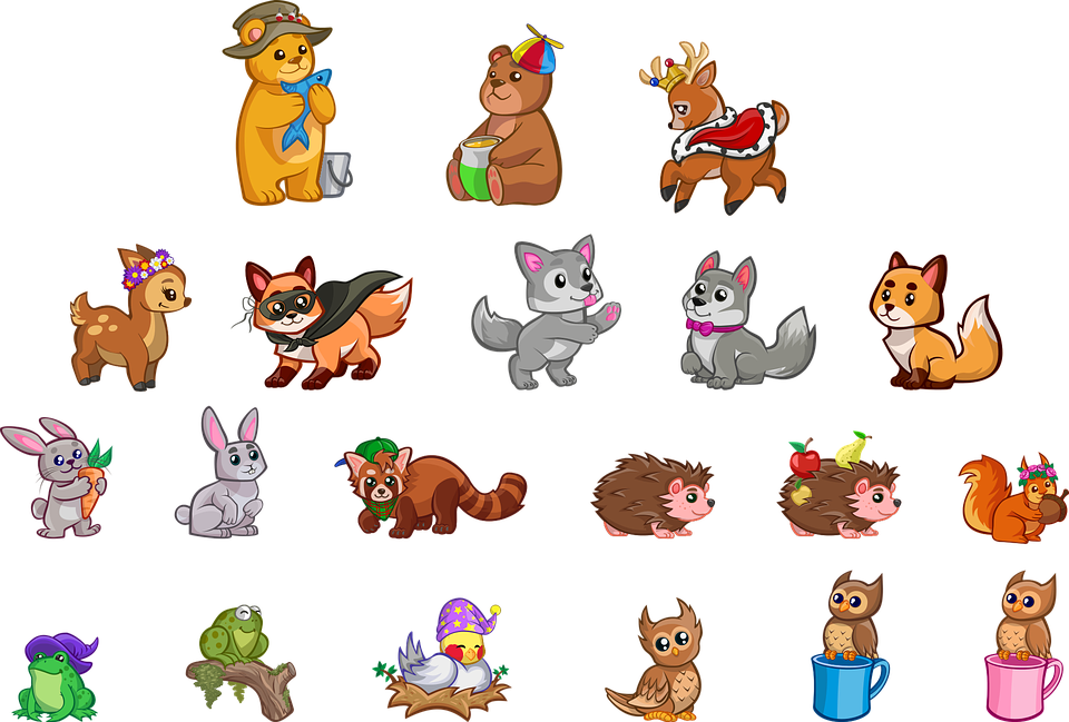 Cute Cartoon Baby Animals 16, Buy Clip Art - Rick And Morty As Animals (960x649)