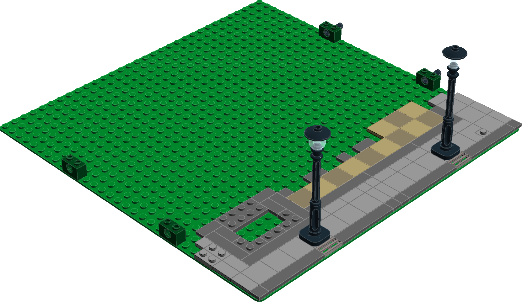 Green Brick Yellow Roof Calendar Clip Art - Diagram (1663x963)