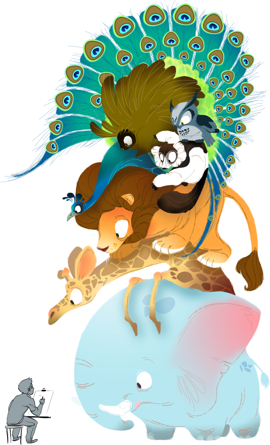 Below Is Antolin - Illustration (1000x1500)