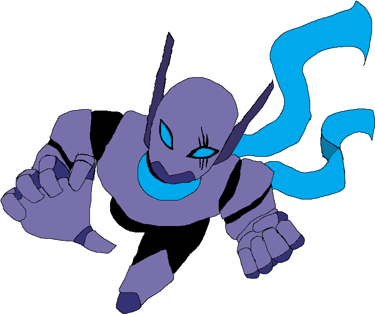 Purple Suit Hero - Illustration (960x720)