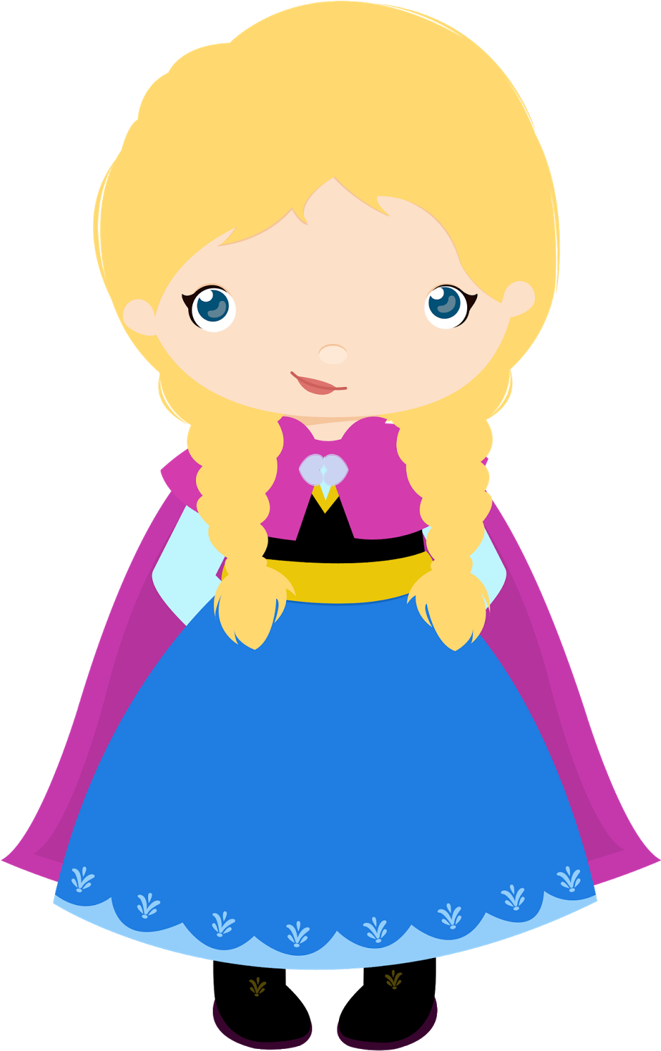 Lego Clipart Princess - Anna Frozen Cute Png (1130x1600)