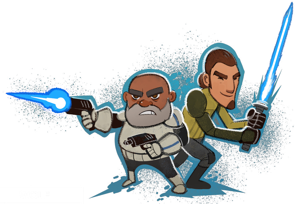 Captain Rex And Kanan Jarrus Duo Star Wars Rebels Know - Captain Rex And Kanan (943x654)